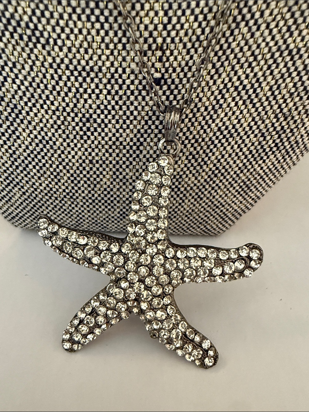 Amrita Singh Rhinestone Star Starfish Pendant Necklace
